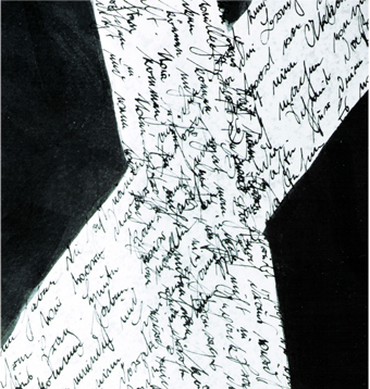 Schriftornament 1 - Detail